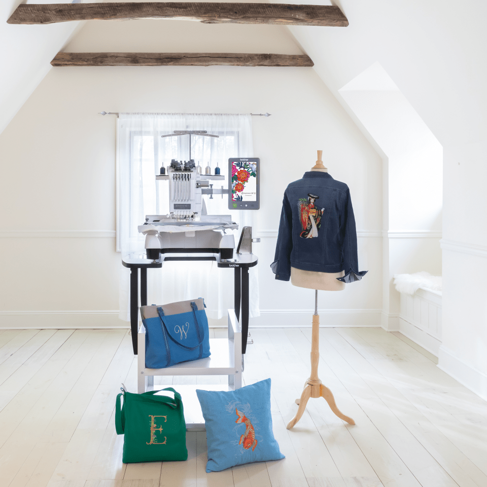 showcased designs on pr680w multi-needle embroidery machine