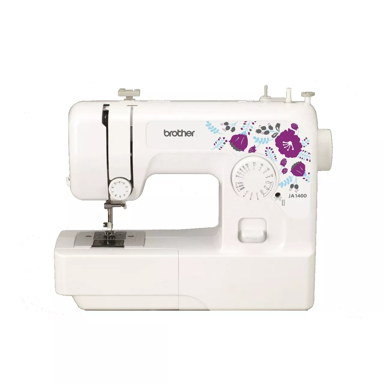 Brother JA1400 Affordable and easy to use Sewing Machine – front view