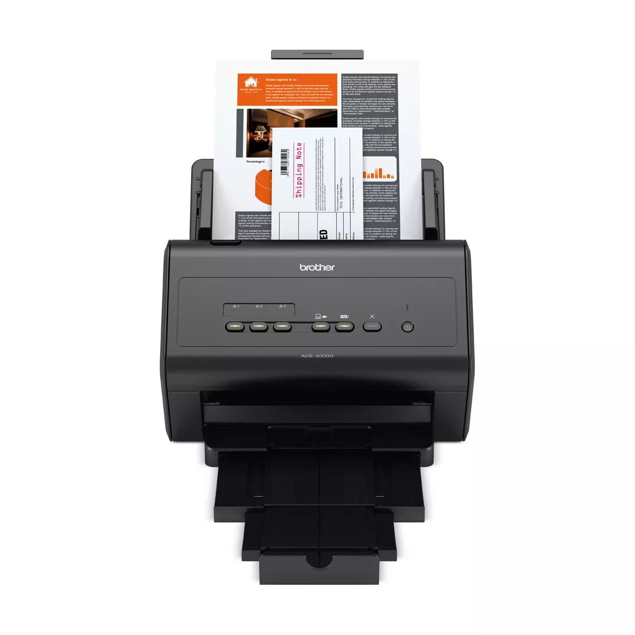 Brother ADS-3000N Professional Document Scanner – front view