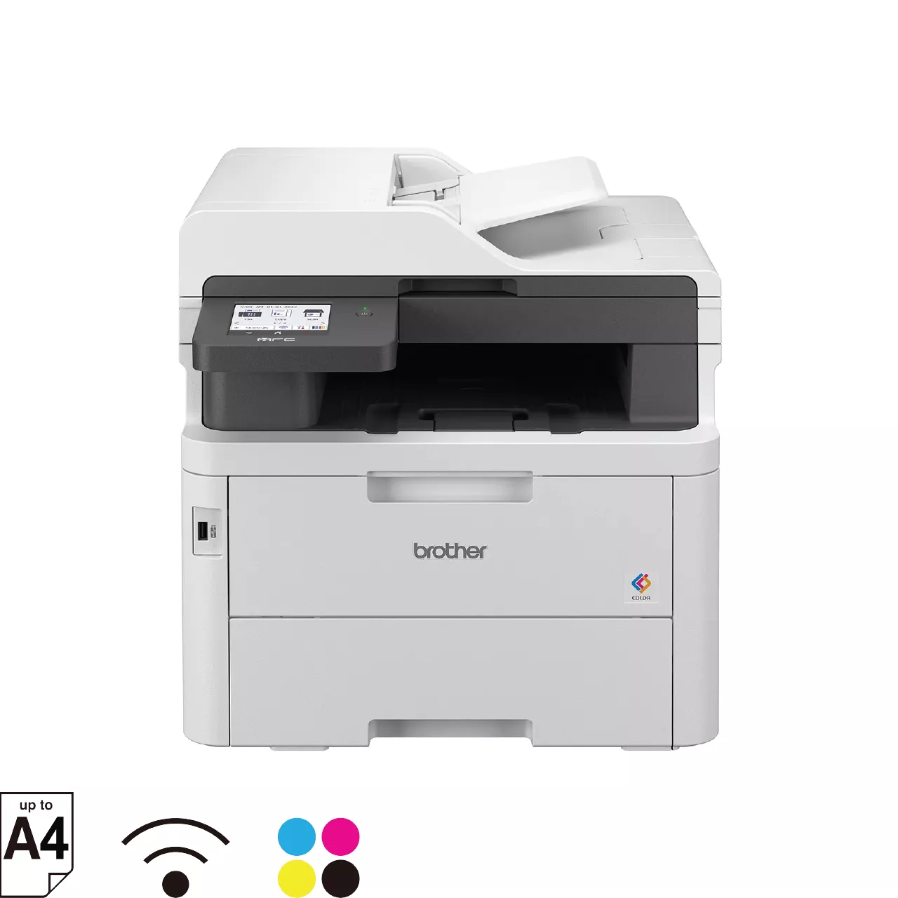 Brother MFC-L3760CDW Colour Laser Printer Front View
